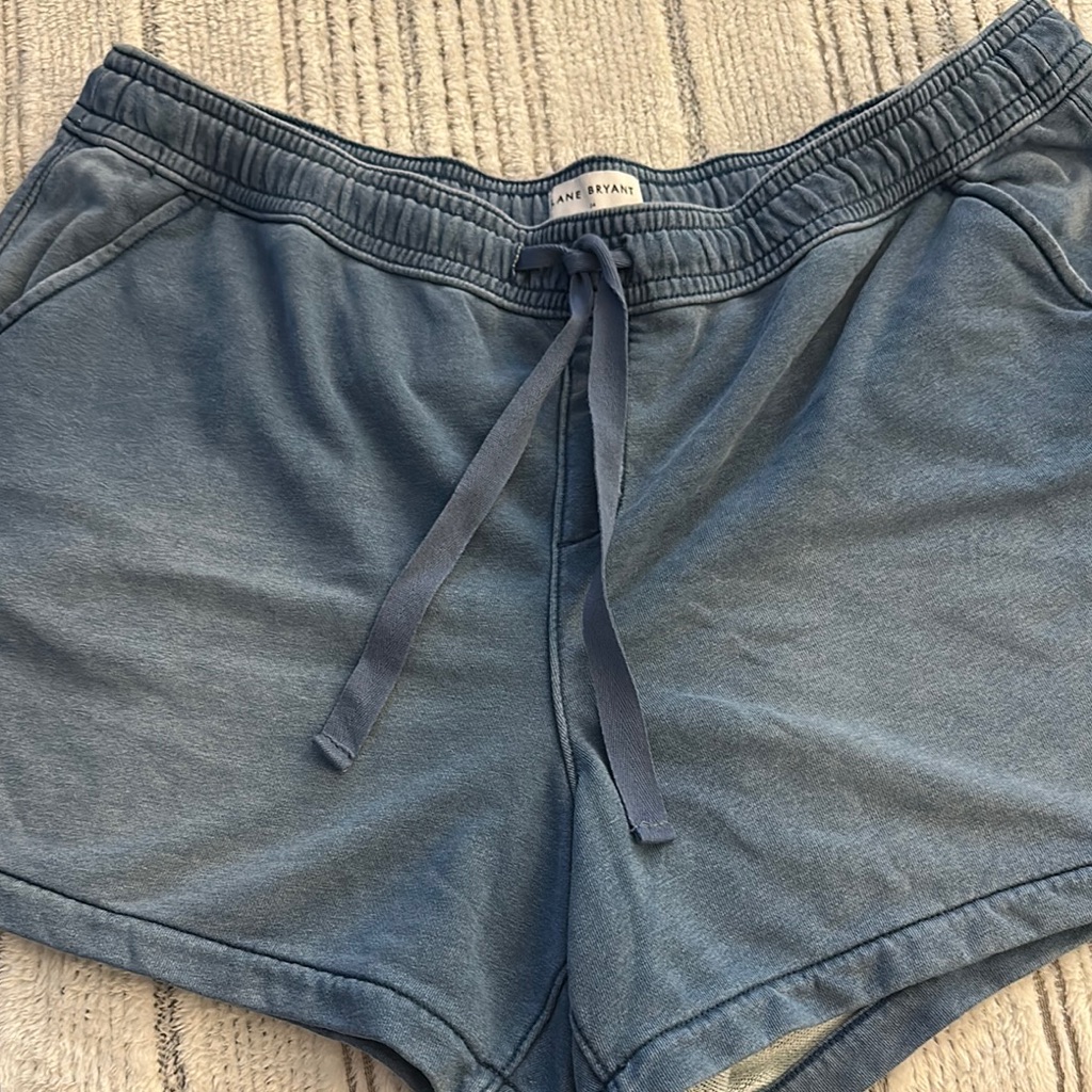 Lane Bryant Blue Athletic Shorts For Active Performance